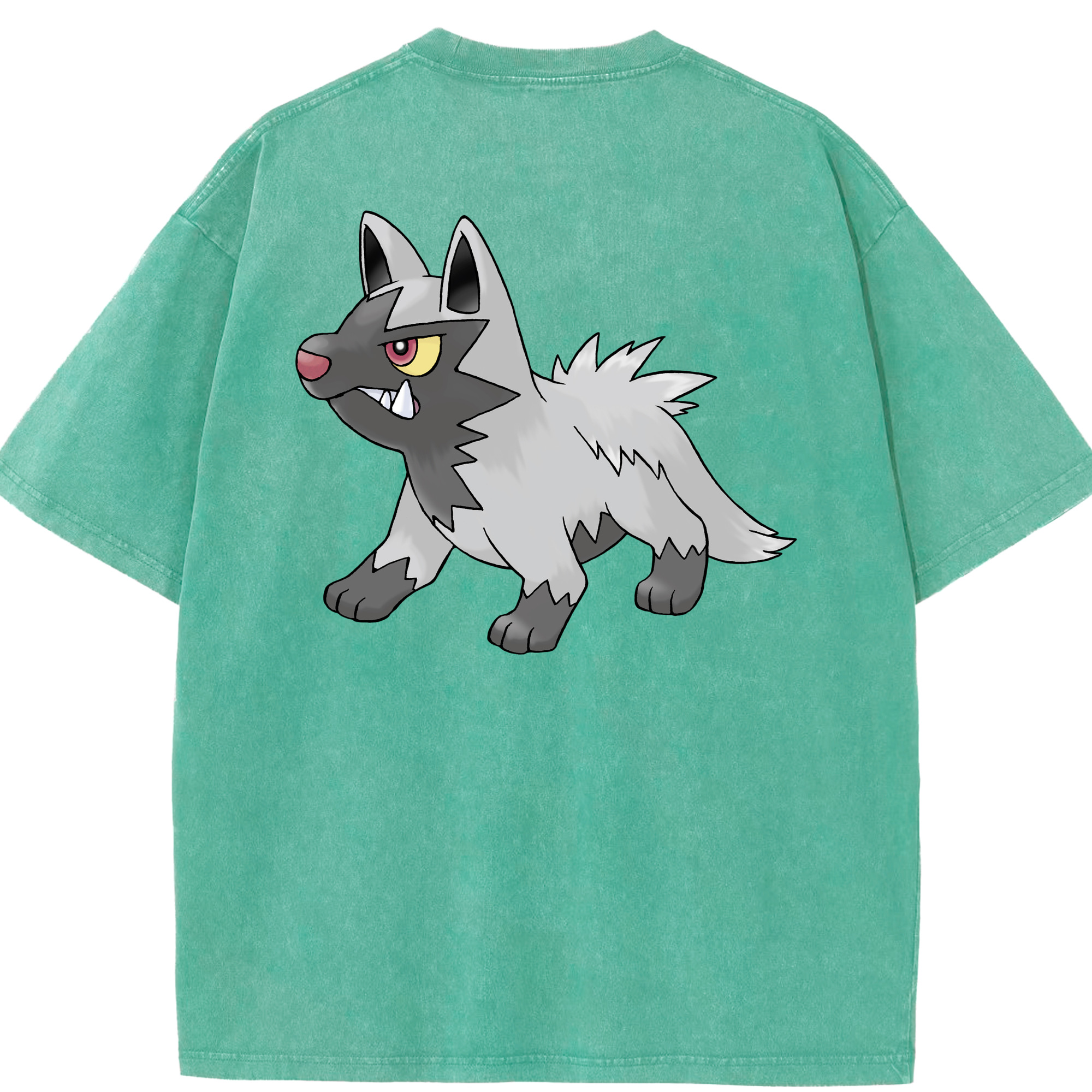 （画像用） ポケットモンスター Pokémon 綿100% ヴィンテージ風 半袖Tシャツ（背面プリント）